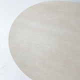Tulip Table with Travertine Top