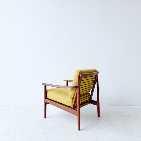 Danish Teak Fabian Lounge Chair w/ New Upholstery