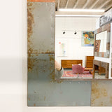 48” x 36” Recycled Metal Mirror - A