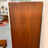 Teak Armoire with Sculpted Pulls - made in France by Ameublement NF