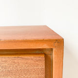 Mid Century Solid Wood Highboy Dresser