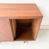 Mid Century Cherry Media Cabinet