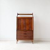 Mid Century Hutch/Drop Down Desk by Kroehler