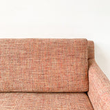 Mid Century Sofa with New Tweed Upholstery