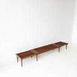 John Keal for Brown Saltman Expandable Slat Bench