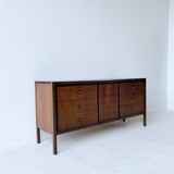Mid Century Walnut Dresser with Solid Wood Top