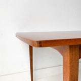 Mid Century Modern Kipp Stewart for Drexel Walnut Dining Table with 2 Leaves