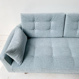 Rowe Sofa with New Light Blue Upholstery