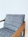 Danish Teak Lounge Chair with New Upholstery