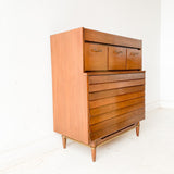 American of Martinsville Highboy Dresser