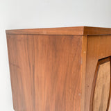 Mid Century Sideboard with Sliding Doors by Young