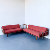 Mid Century Modern Sectional with New Upholstery