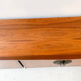 Mid Century Modern Low Sideboard with Unique Side Legs by Helen Hobey Baker