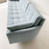 Rowe Sofa with New Light Blue Upholstery