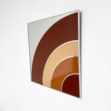70s Space Age Art Mirror
