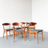 Mid Century Modern Set of 6 Dining Chairs by Paul McCobb for Lane