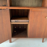 Mid Century 4 Part Wall Unit/Media Cabinet