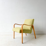 Mid Century Modern Thonet Lounge Chair with New Upholstery