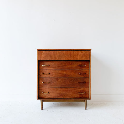 Mid Century Modern Highboy Dresser