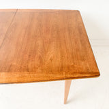 Mid Century Walnut Dining Table w/ 3 Leaves