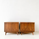 Pair of Mid Century Modern Broyhill Brasilia Nightstands