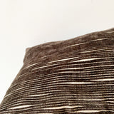 Brown/White Lumbar Pillow