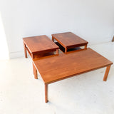 Teak Coffee and End Table Set