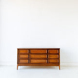 Mid Century Modern Dixie 9 Drawer Dresser