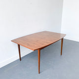 Mid Century Lane Tuxedo Dining Table with 3 Leaves