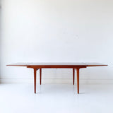 Danish Teak Expandable Dining Table by Johannes Andersen for Uldum Mobelfabrik