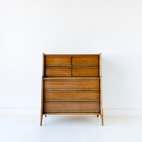 Mid Century Modern United Highboy Dresser