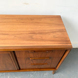 Mid Century Modern Walnut Credenza