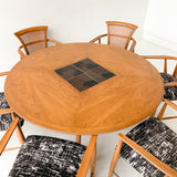 Mid Century Modern Gaming Table with 6 Chairs - Copenhagen by Morganton
