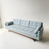 Rowe Sofa with New Light Blue Upholstery