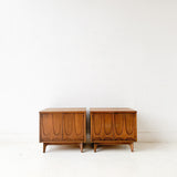 Pair of Mid Century Modern Broyhill Brasilia Nightstands