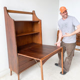 Mid Century Hutch/Drop Down Desk by Kroehler