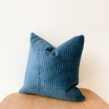 Textured Blue Pillow