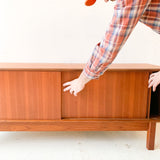 Mid Century Modern Teak Media Cabinet