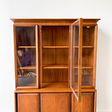 Mid Century Modern Walnut Hutch (one piece)