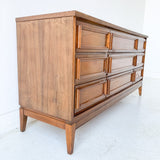 Mid Century Modern Dixie 9 Drawer Dresser