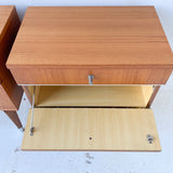 Pair of Mid Century Modern Teak Nightstands