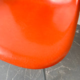 Mid Century Modern Herman Miller Orange Shell Chair #2