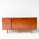 Mid Century Cherry Media Cabinet