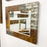 24” x 20” Recycled Metal Mirror - A