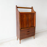 Mid Century Hutch/Drop Down Desk by Kroehler