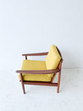 Danish Teak Fabian Lounge Chair w/ New Upholstery