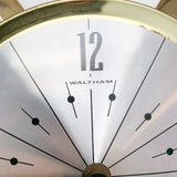 Vintage Brass Clock by Waltham