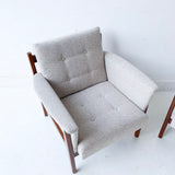 Pair of Mid Century Modern Paoli Lounge Chairs with New Upholstery