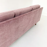 Vintage Sofa with New Mauve Upholstery