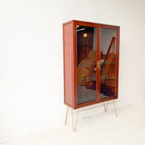 Mid Century Curio Cabinet A